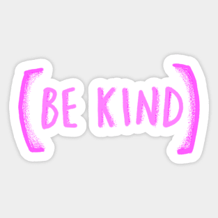 Pink Be Kind Sticker